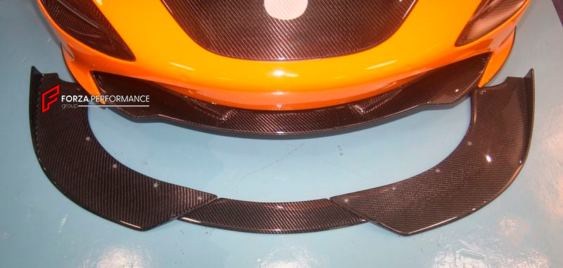 CARBON FRONT LIP for MCLAREN 720S COUPE 2017 - 2023

Set includes:

Front Lip

Material: Carbon

Note: Professional installation is required