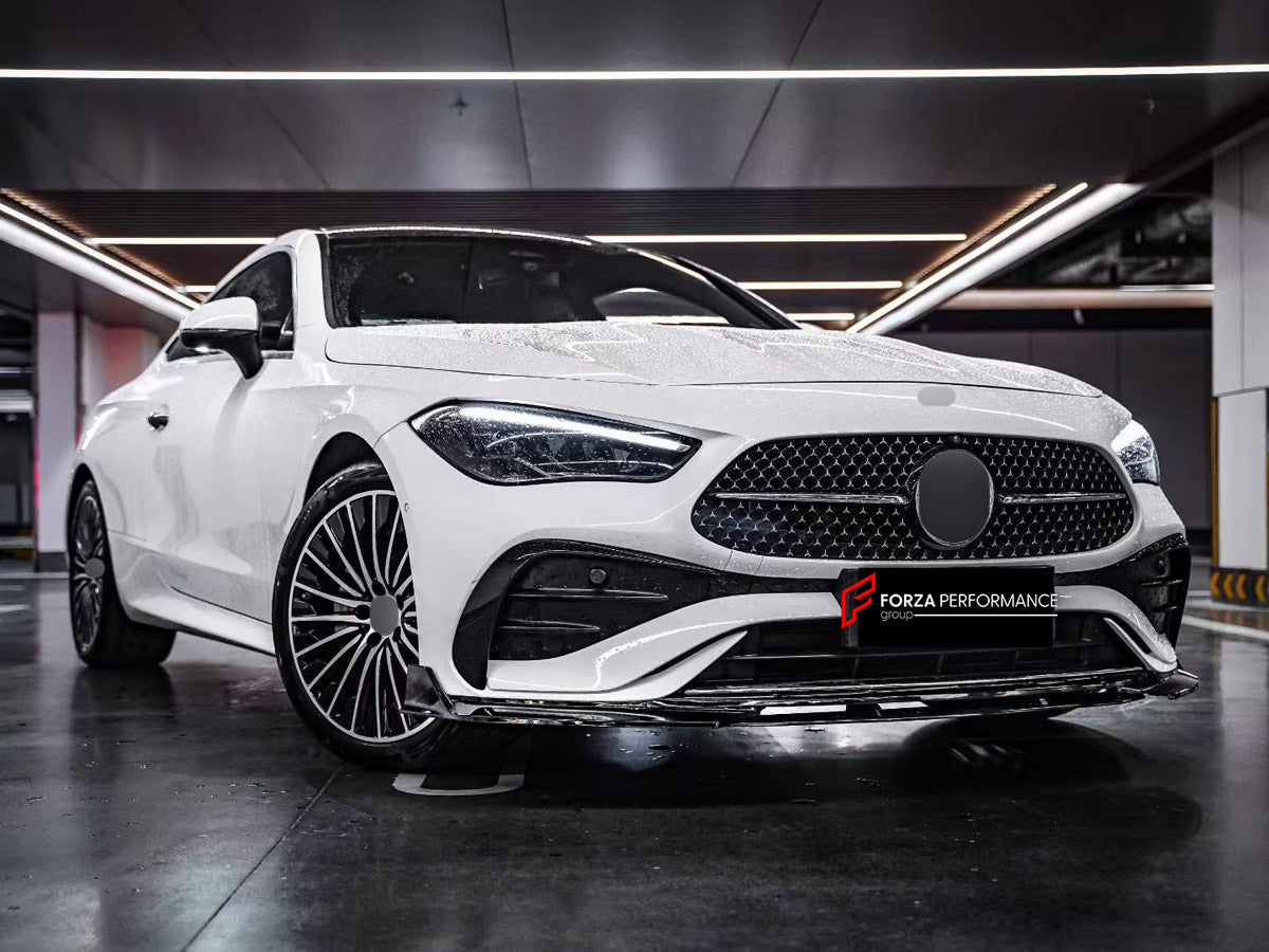 FRONT LIP for MERCEDES-BENZ CLE-CLASS C236 2023+ FORZA PERFORMANCE custom fit KT Design Style

Set includes:
Front Lip

Material: Plastic

NOTE: Professional installation is required.
