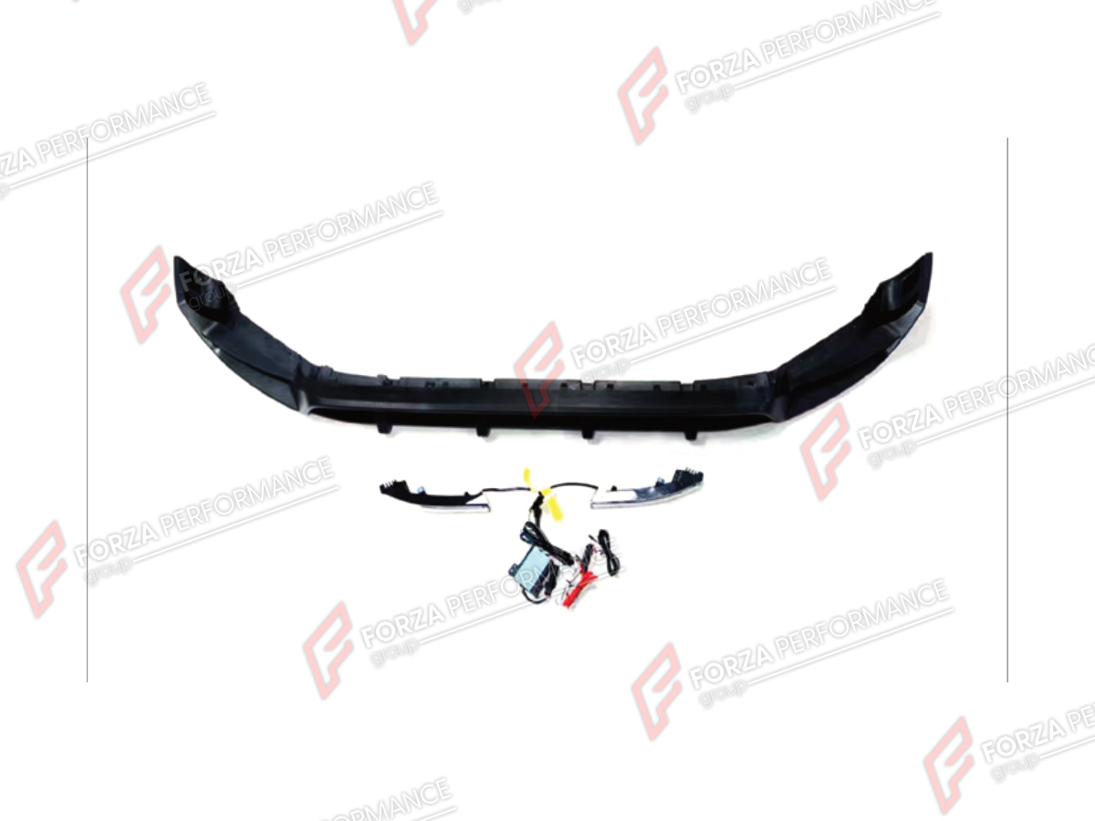 FRONT LIP for MERCEDES-BENZ G-CLASS W464 G63 2019 - 2024 FORZA PERFORMANCE custom fit Shark Style

Set includes:
Front Lip

Material: Plastic

NOTE: Professional installation is required.
