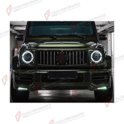FRONT LIP for MERCEDES-BENZ G-CLASS W464 G63 2019 - 2024

Set includes:
Front Lip

Material: Plastic

NOTE: Professional installation is required.