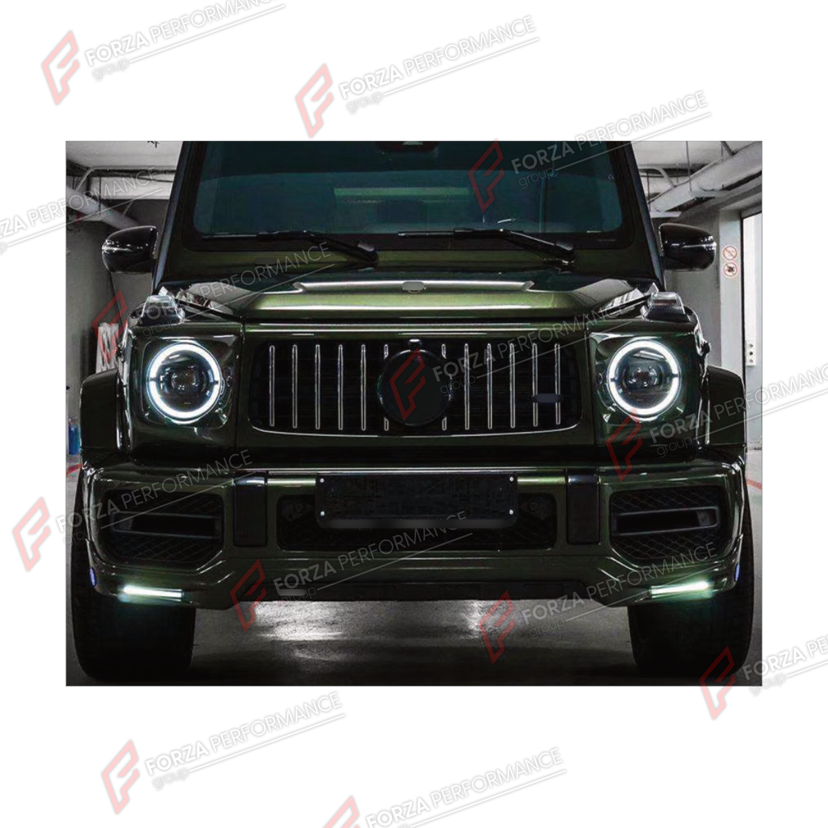FRONT LIP for MERCEDES-BENZ G-CLASS W464 G63 2019 - 2024

Set includes:
Front Lip

Material: Plastic

NOTE: Professional installation is required.