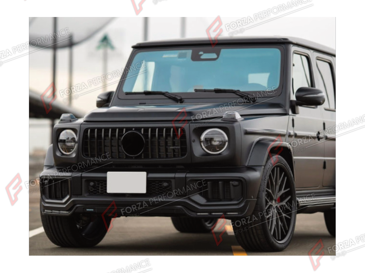 FRONT LIP for MERCEDES-BENZ G-CLASS W465 G63 2025+ FORZA PERFORMANCE custom fit BA Style

Set includes:
Front Lip

Material: Plastic

NOTE: Professional installation is required.