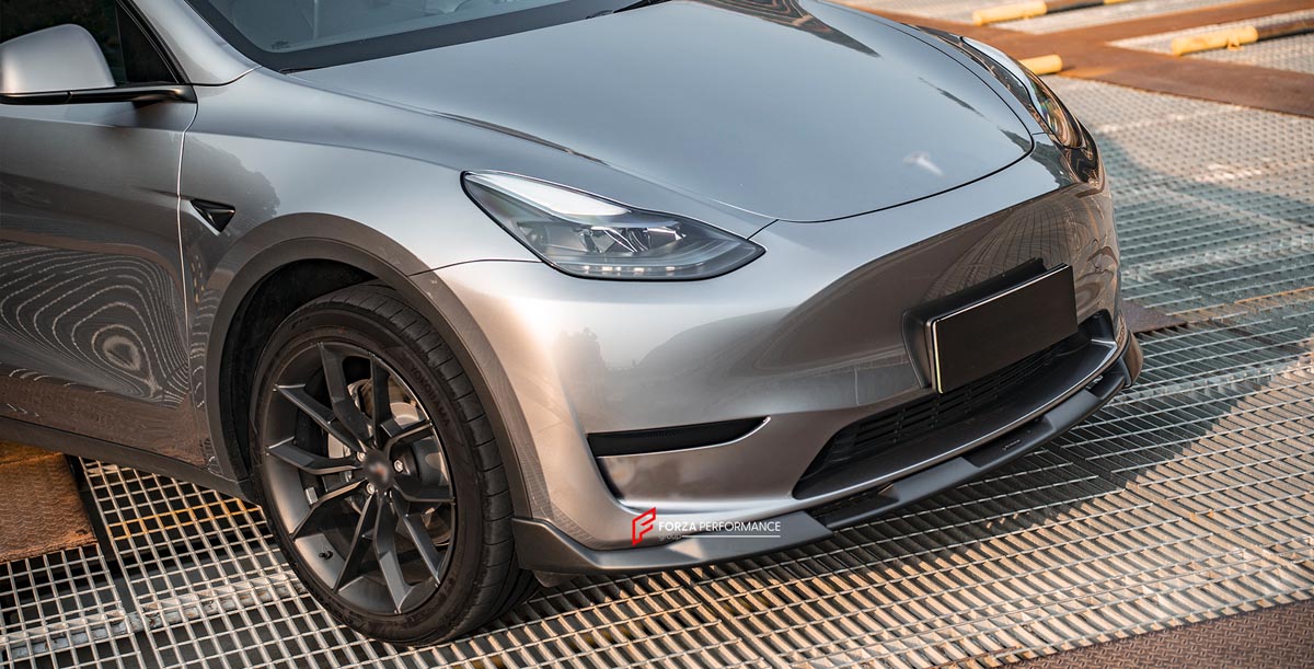 FRONT LIP for TESLA MODEL Y 2020 - 2025
Set includes:

Front Lip
Material: Plastic

NOTE: Professional installation is required.