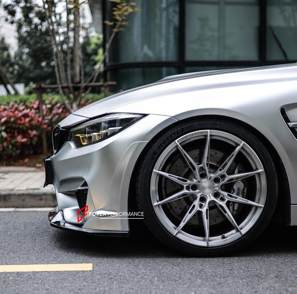 FRONT LIP REAR DIFFUSER REAR SPOILER for BMW M3 M4 F80 F82 F83 2014 - 2020 FORZA PERFORMANCE Custom fit Dry Carbon VTEN Design Style
Set includes:

Front Lip
Rear Diffuser
Rear Spoiler
Material: Plastic

NOTE: Professional installation is required.