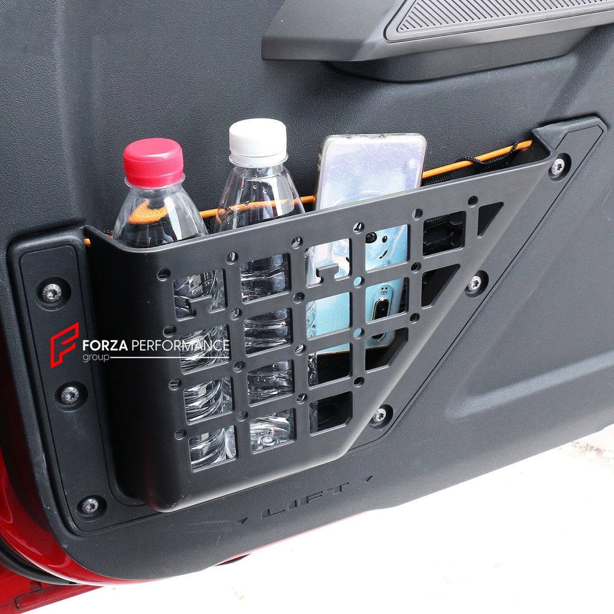 FRONT REAR DOORS STORAGE POCKETS ORGANIZER BOX for FORD BRONCO 2021+



Set includes:

Door Storage Box

Material: Plastic

Note: Professional installation is required.

Contact us for pricing