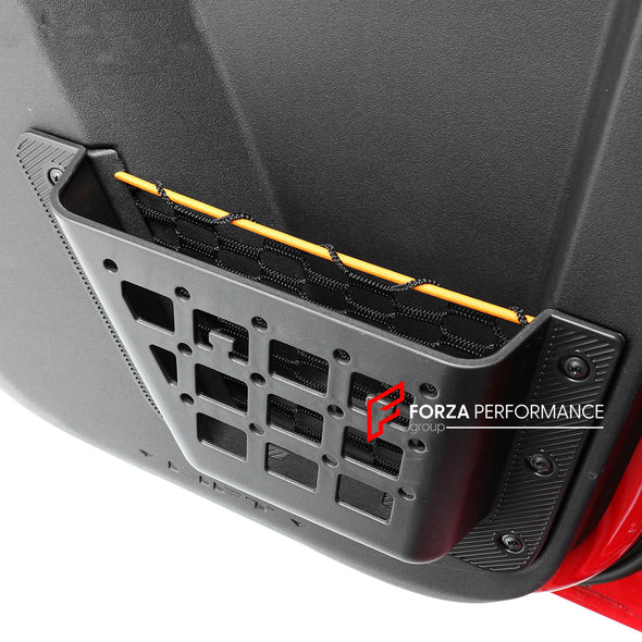 FRONT REAR DOORS STORAGE POCKETS ORGANIZER BOX for FORD BRONCO 2021+



Set includes:

Door Storage Box

Material: Plastic

Note: Professional installation is required.

Contact us for pricing