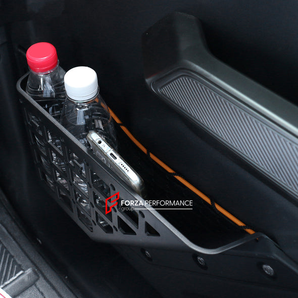 FRONT REAR DOORS STORAGE POCKETS ORGANIZER BOX for FORD BRONCO 2021+



Set includes:

Door Storage Box

Material: Plastic

Note: Professional installation is required.

Contact us for pricing