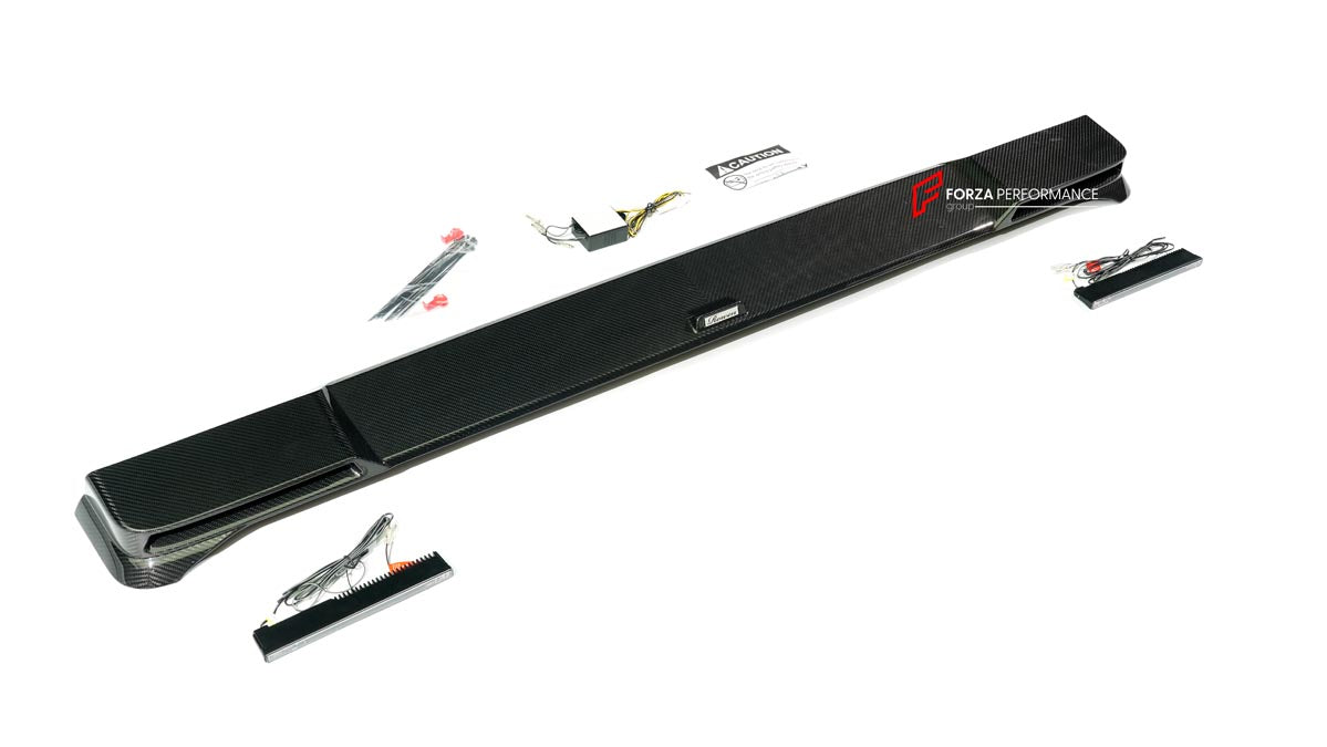 FRONT ROOF LED BAR for MERCEDES BENZ AMG G63 W465 G350 G500 G550 AMG G63 2024+

Set includes:

Led Bar

Material: Dry carbon