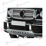 FRONT SKID PLATE for MERCEDES-BENZ G-CLASS W463 G63 G65 4X4 2008 - 2018

Set includes:
Front Skid Plate

Material: Aluminum

NOTE: Professional installation is required.