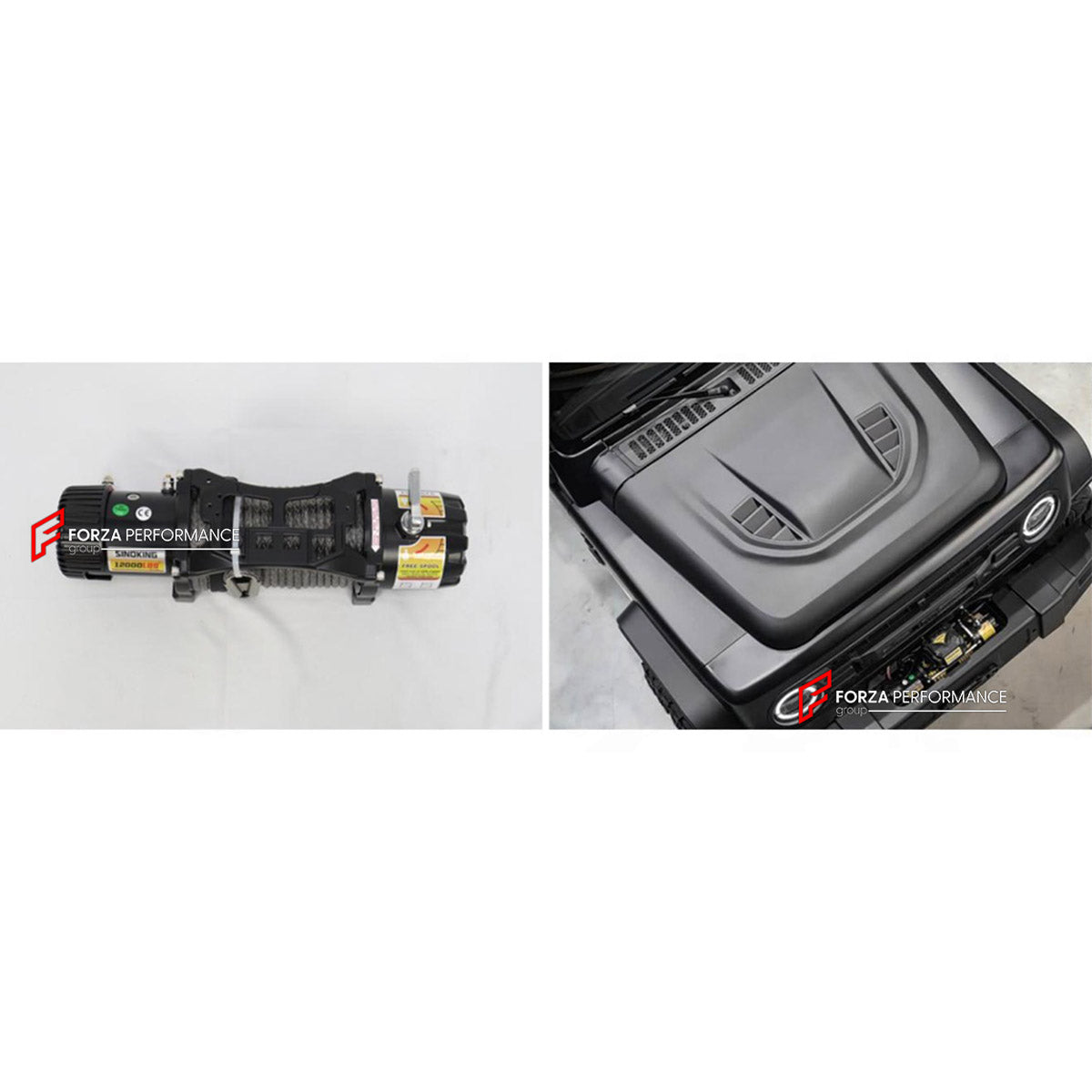 FRONT WINCH WITH BRACKET for BAW 212 T01 2024+

Set includes:
Front Winch With Bracket

Material: Plastic, Stainless Steel, Aluminium

NOTE: Professional installation is required. Max Pulling Capacity: 2500 kg (5500 lbs).