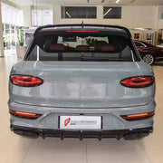 CARBON BODY KIT for BENTLEY BENTAYGA FACELIFT 2020+

Set includes:

Front Lip
Side Skirts
Roof Spoiler
Rear Diffuser
Material: Dry Carbon + Plastic

Note: Professional installation is required.