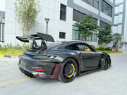FULL CARBON SHELL REPLACEMENT PARTS for PORSCHE 911 992.1 GT3 RS 2019 - 2025
Set includes:

Front Lip
Front Bumper
Hood Bonnet
Front Fenders
Side Skirts
Doors
Quarter Panel
Engine Lid
Rear Duck Spoiler
Rear Bumper
Rear Diffuser
Rear Wing Spoiler
Material: Dry Carbon

NOTE: Professional installation is required.