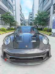 FULL CARBON SHELL REPLACEMENT PARTS for PORSCHE 911 992.1 GT3 RS 2019 - 2025
Set includes:

Front Lip
Front Bumper
Hood Bonnet
Front Fenders
Side Skirts
Doors
Quarter Panel
Engine Lid
Rear Duck Spoiler
Rear Bumper
Rear Diffuser
Rear Wing Spoiler
Material: Dry Carbon

NOTE: Professional installation is required.