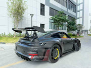 FULL CARBON SHELL REPLACEMENT PARTS for PORSCHE 911 992.1 GT3 RS 2019 - 2025
Set includes:

Front Lip
Front Bumper
Hood Bonnet
Front Fenders
Side Skirts
Doors
Quarter Panel
Engine Lid
Rear Duck Spoiler
Rear Bumper
Rear Diffuser
Rear Wing Spoiler
Material: Dry Carbon

NOTE: Professional installation is required.