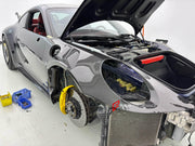 FULL CARBON SHELL REPLACEMENT PARTS for PORSCHE 911 992.1 GT3 RS 2019 - 2025
Set includes:

Front Lip
Front Bumper
Hood Bonnet
Front Fenders
Side Skirts
Doors
Quarter Panel
Engine Lid
Rear Duck Spoiler
Rear Bumper
Rear Diffuser
Rear Wing Spoiler
Material: Dry Carbon

NOTE: Professional installation is required.