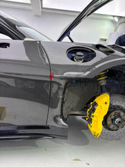 FULL CARBON SHELL REPLACEMENT PARTS for PORSCHE 911 992.1 GT3 RS 2019 - 2025
Set includes:

Front Lip
Front Bumper
Hood Bonnet
Front Fenders
Side Skirts
Doors
Quarter Panel
Engine Lid
Rear Duck Spoiler
Rear Bumper
Rear Diffuser
Rear Wing Spoiler
Material: Dry Carbon

NOTE: Professional installation is required.