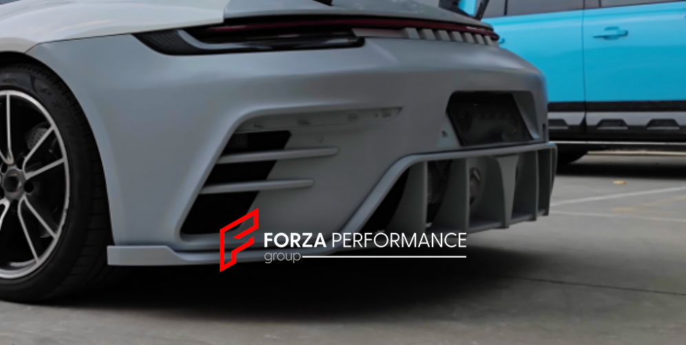 FULL DRY CARBON BODY KIT V3 for PORSCHE 911 992 2018+  Set includes:  Front Lip Front Bumper Vents Side Skirts Hood/Bonnet Spoiler Rear Bumper Mirror Covers Trunk Spoiler Exhaust Tips