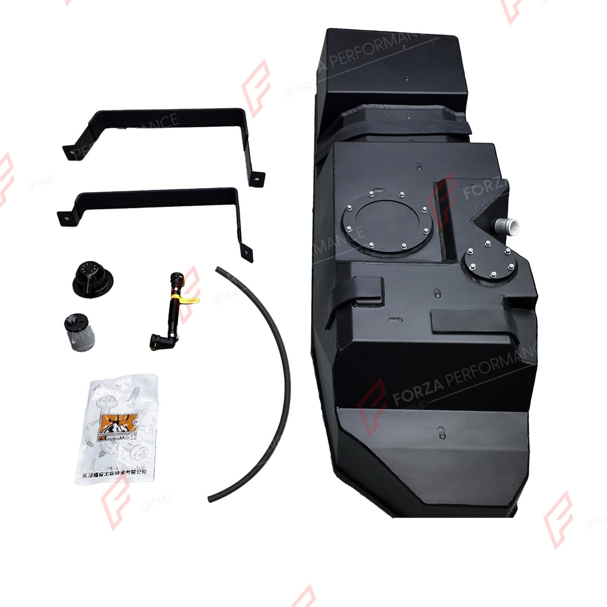 REPLACEMENT LONG RANGE FUEL TANK SYSTEM 110L, +32L (EXTRA 8 GAL) EXTENDED RANGE for GWM POER SINGLE CAB 2.0T DIESEL 2021+