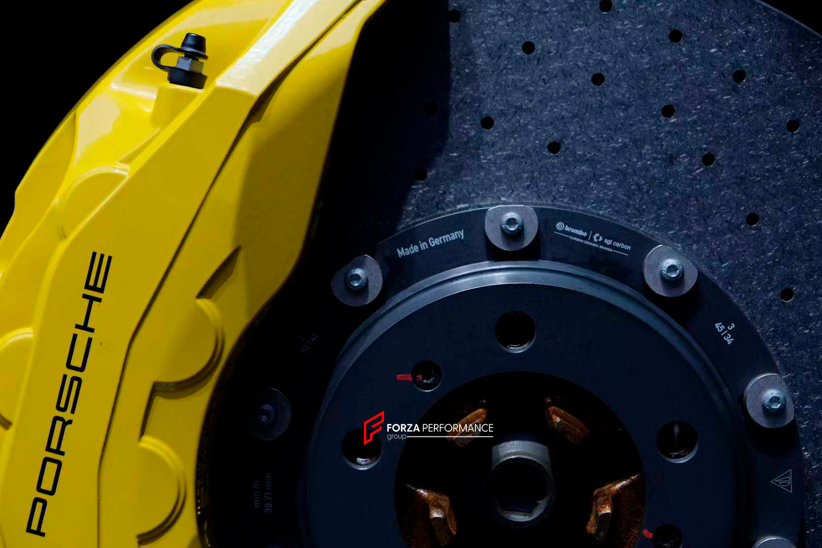 We manufacture premium quality carbon ceramic brakes discs rotors for PORSCHE CAYENNE TURBO GT COUPE 9YB 2018+ in any size

Specification:

Authentic Akebono 10 Pot Front Brake Calipers
Genuine Porsche 4 pot Rear Brake Calipers
Front disc: 420 mm, thickness 40 mm

Rear disc: 410 mm, thickness 32 mm
Material: Carbon Ceramic ( C / SiC) rings, Aluminium hat / bell

Includes: Carbon ceramic brake disсs / rotors, brake pads, brackets for calipers, hoses.

Fitment: Direct Bolt-On replace OE IRON

BRAKE DISCS ROTO