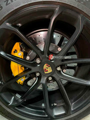 We manufacture premium quality carbon ceramic brakes discs rotors for PORSCHE CAYENNE TURBO GT COUPE 9YB 2018+ in any size

Specification:

Authentic Akebono 10 Pot Front Brake Calipers
Genuine Porsche 4 pot Rear Brake Calipers
Front disc: 420 mm, thickness 40 mm

Rear disc: 410 mm, thickness 32 mm
Material: Carbon Ceramic ( C / SiC) rings, Aluminium hat / bell

Includes: Carbon ceramic brake disсs / rotors, brake pads, brackets for calipers, hoses.

Fitment: Direct Bolt-On replace OE IRON

BRAKE DISCS ROTO