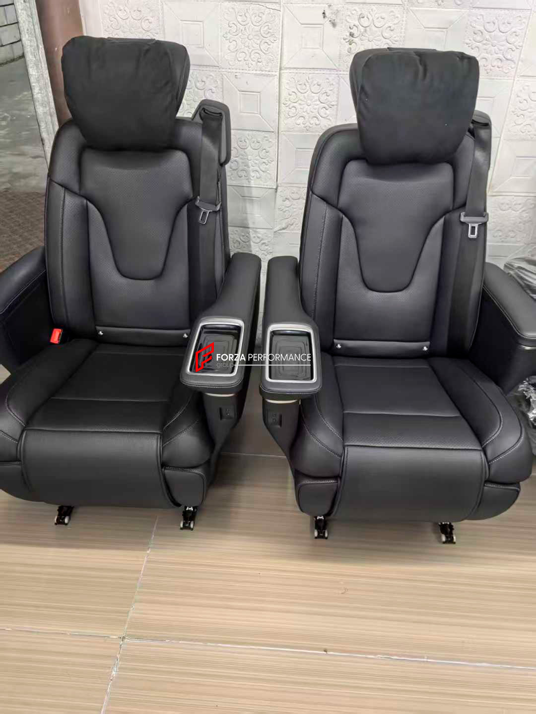 GENUINE OEM MERCEDES-BENZ LUXURY SEATS SET for MERCEDES BENZ V-CLASS EQV W447 

Material: Lugano Leather

Functions: Ventilation, heating, adjustments, Type-C charging, cup holders.

Part Number: A44894032009E43 A44894033009E43

For Extra Cost: Folding Tabel, Zero-Gravity mechanism.

NOTE: Professional installation is required.

CONTACT US FOR PRICING
