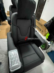 GENUINE OEM MERCEDES-BENZ LUXURY SEATS SET for MERCEDES BENZ V-CLASS EQV W447 

Material: Lugano Leather

Functions: Ventilation, heating, adjustments, Type-C charging, cup holders.

Part Number: A44894032009E43 A44894033009E43

For Extra Cost: Folding Tabel, Zero-Gravity mechanism.

NOTE: Professional installation is required.

CONTACT US FOR PRICING
