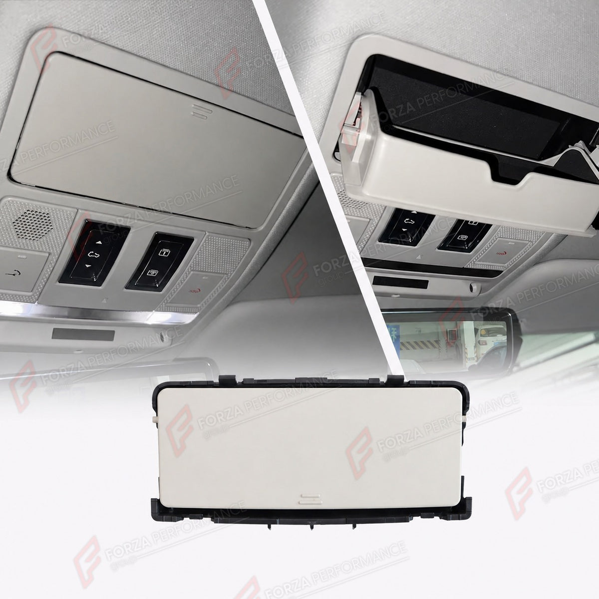 GLASSES STORAGE BOX for LAND ROVER DEFENDER 90 110 130 L663 2020+
Set includes:

Glasses Storage Box
Material: ABS + Plastic

NOTE: Professional installation is required.