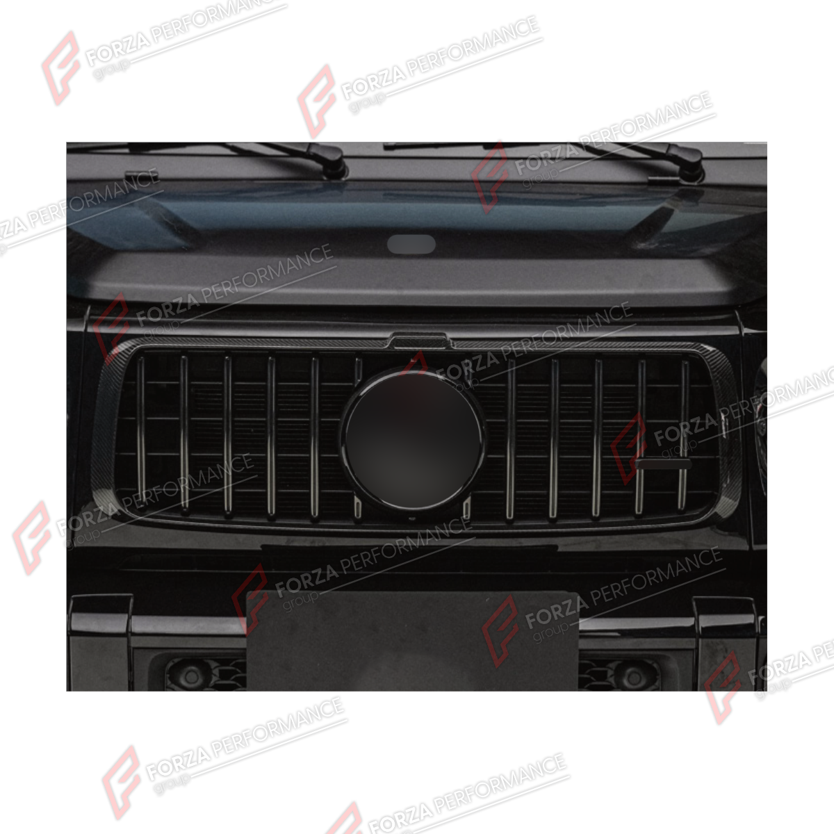 GRILLE FRAME for MERCEDES-BENZ G-CLASS W465 G63 2025+

Set includes:
Grille Frame

Material: Plastic

NOTE: Professional installation is required.