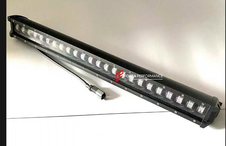 GRILLE LED LIGHT BAR for TOYOTA LAND CRUISER 250 LC 250 2023+

Set includes:

Light Bar

Material: Plastic. 

Note: Professional installation is required. Professional electrician is required.
