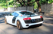 CARBON FIBER TRUNK SPOILER FOR AUDI R8 TYPE 42 2007 - 2015 | GT STYLE

Set includes:

Spoiler

Material: Real Carbon Fiber Wing and Fiberglass Brackets

NOTE: Professional installation/trunk drilling is required