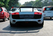 CARBON FIBER TRUNK SPOILER FOR AUDI R8 TYPE 42 2007 - 2015 | GT STYLE

Set includes:

Spoiler

Material: Real Carbon Fiber Wing and Fiberglass Brackets

NOTE: Professional installation/trunk drilling is required