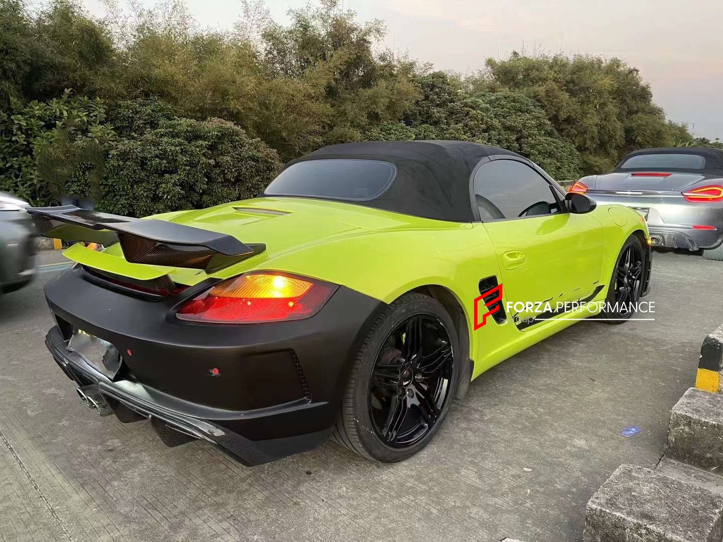 GT4 BODY KIT for PORSCHE 987 BOXSTER CAYMAN  Set includes:  Front Bumper Rear Bumper Rear Diffuser Rear Spoiler