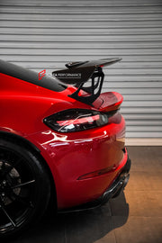 CONVERSION UPGRADE CARBON REAR SPOILER for PORSCHE CAYMAN BOXSTER 718 982 upgrade to GT4

Set includes:

Rear Spoiler

Material: Carbon Fiber

CONTACT US FOR PRICING