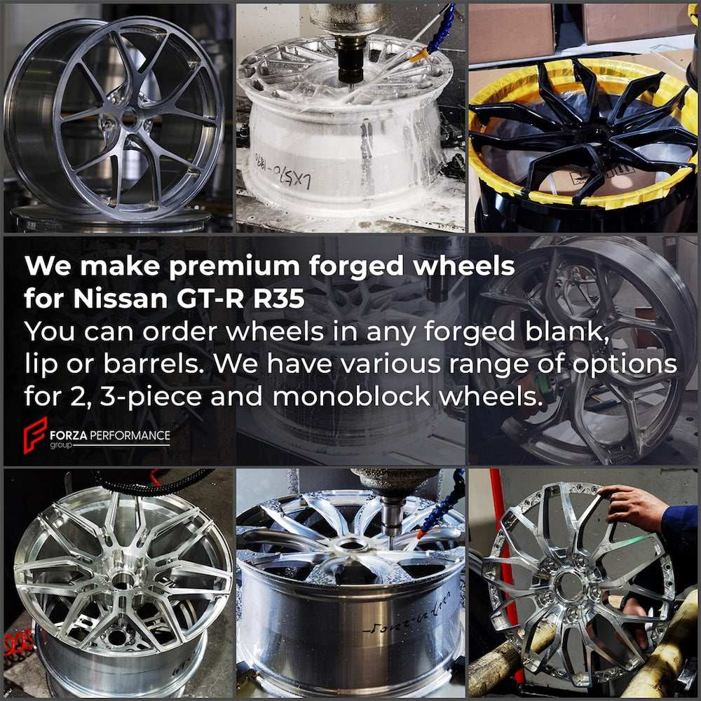 Gtr R35 Wheels FORGED WHEELS AG-1 FOR NISSAN GT-R R35 – Forza Performance Group