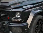 HEADLIGHT COVERS for MERCEDES-BENZ G-CLASS W463 2008 - 2018

Set includes:
Headlight Covers

Material: Plastic

NOTE: Professional installation is required.