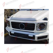 HEADLIGHT COVERS for MERCEDES-BENZ G-CLASS W464 G63 2019 - 2024

Set includes:
Headlight Covers

Material: Plastic

NOTE: Professional installation is required.