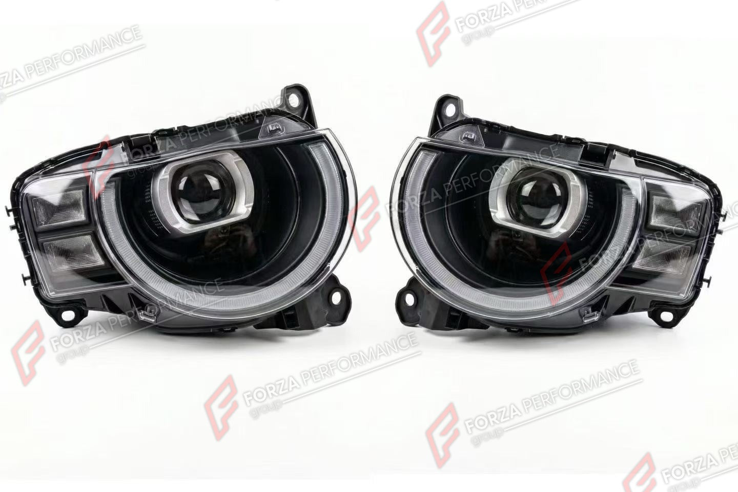 HEADLIGHTS for LAND ROVER DEFENDER L663 2020 - 2025 Forza Performance custom fit buy facelift 2026 upgrade headlights style design