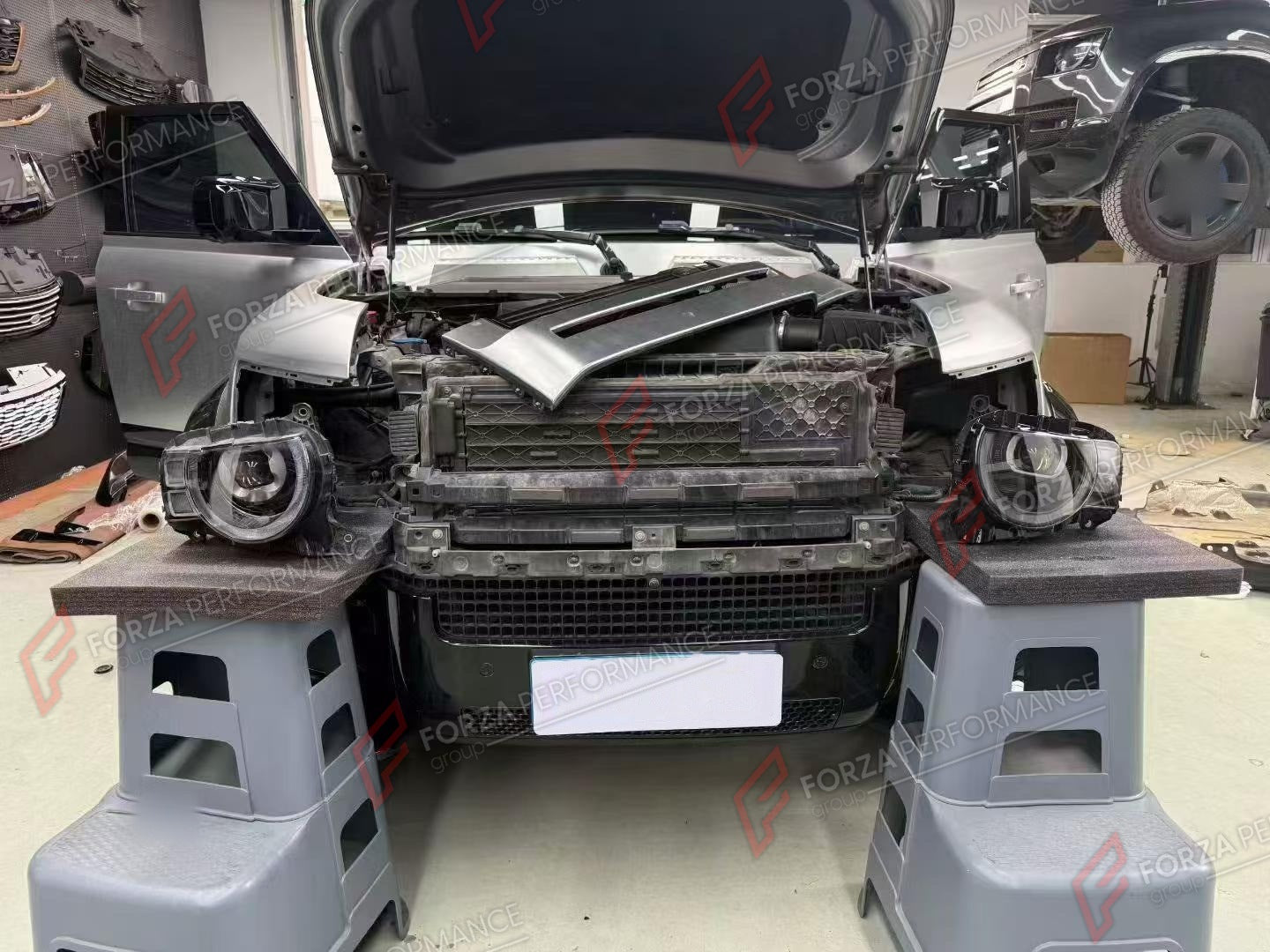 HEADLIGHTS for LAND ROVER DEFENDER L663 2020 - 2025 Forza Performance custom fit buy facelift 2026 upgrade headlights style design
