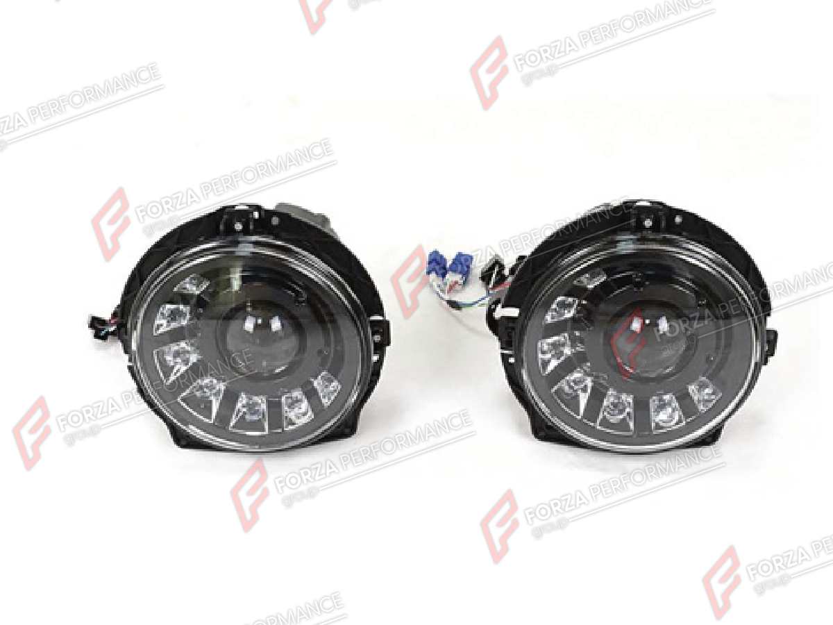 HEADLIGHTS for MERCEDES-BENZ G-CLASS W463 2008 - 2018

Set includes:
Headlights

Material: Plastic

NOTE: Professional installation is required.