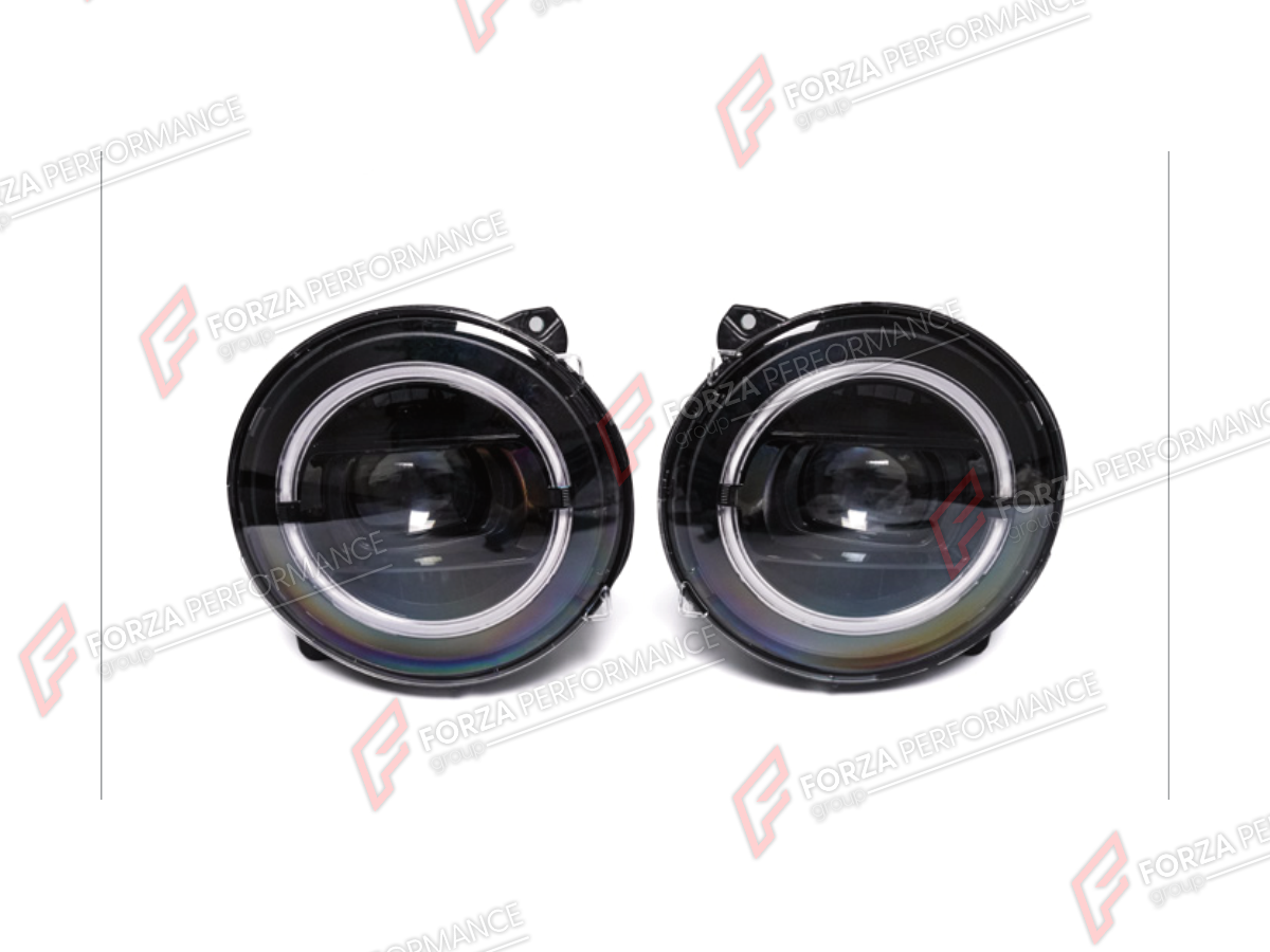HEADLIGHTS for MERCEDES-BENZ G-CLASS W464 G63 G350 G350D G400D G500 G550 2019 - 2024

Set includes:
Headlights

Material: Plastic

NOTE: Professional installation is required.
