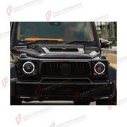 HEADLIGHTS for MERCEDES-BENZ G-CLASS W464 G63 G350 G350D G400D G500 G550 2019 - 2024 FORZA PERFORMANCE custom fit Hala Style

Set includes:
Headlights

Material: Plastic

NOTE: Professional installation is required.