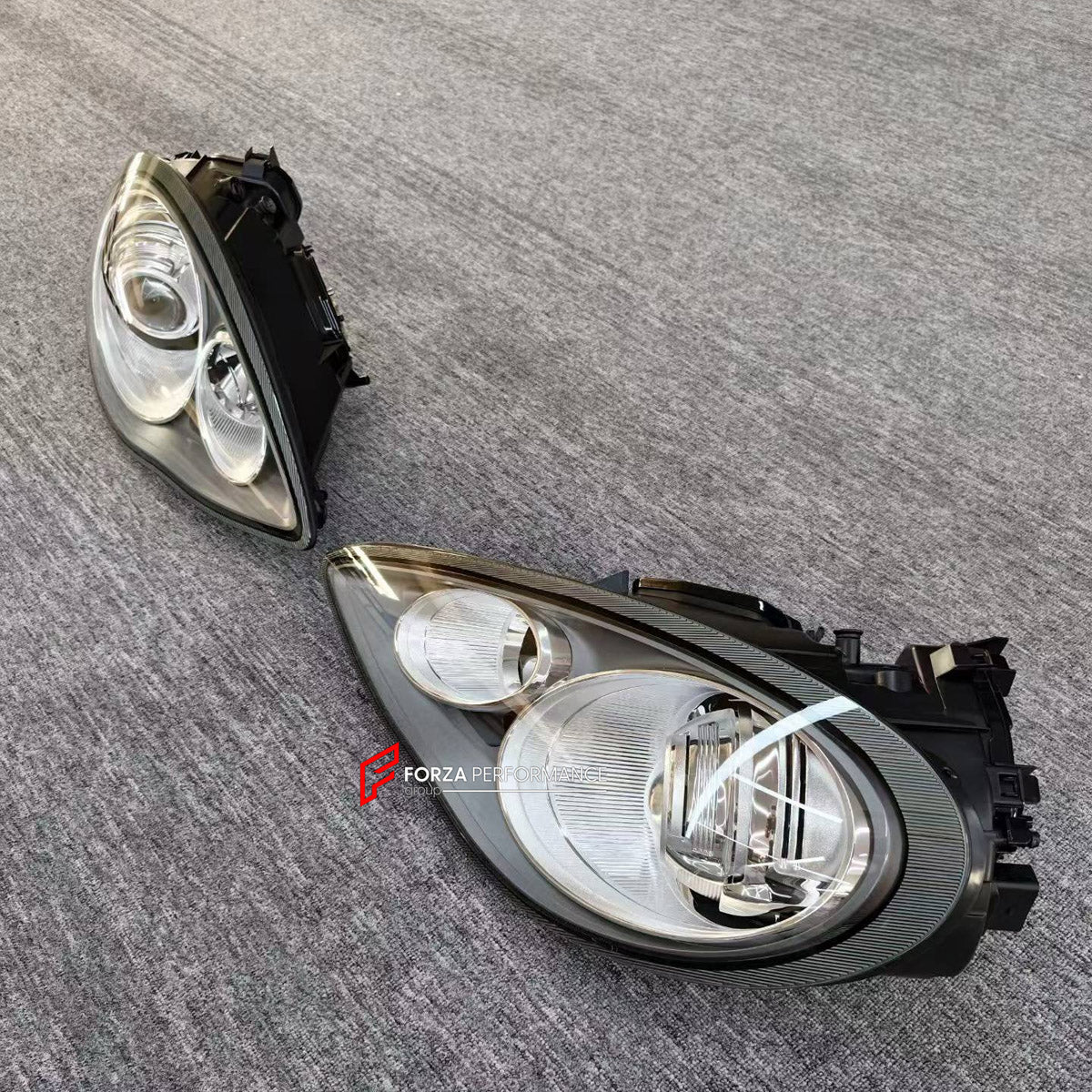 HEADLIGHTS for PORSCHE PANAMERA G1 970 970.1 2010 - 2013 FORZA PERFORMANCE custom fit OEM Style

Set includes:
Headlights

Material: Plastic

NOTE: Professional installation is required.