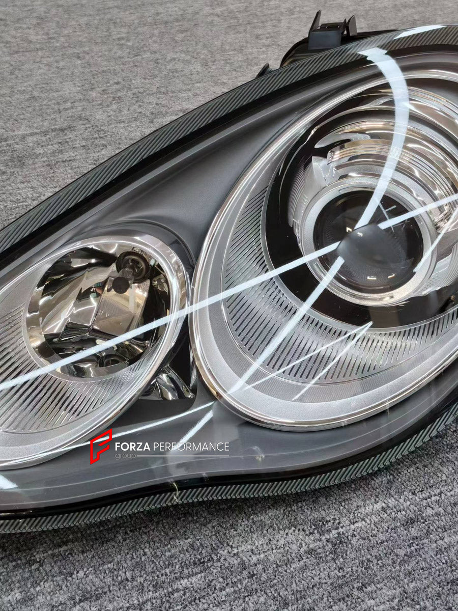 HEADLIGHTS for PORSCHE PANAMERA G1 970 970.1 2010 - 2013 FORZA PERFORMANCE custom fit OEM Style

Set includes:
Headlights

Material: Plastic

NOTE: Professional installation is required.