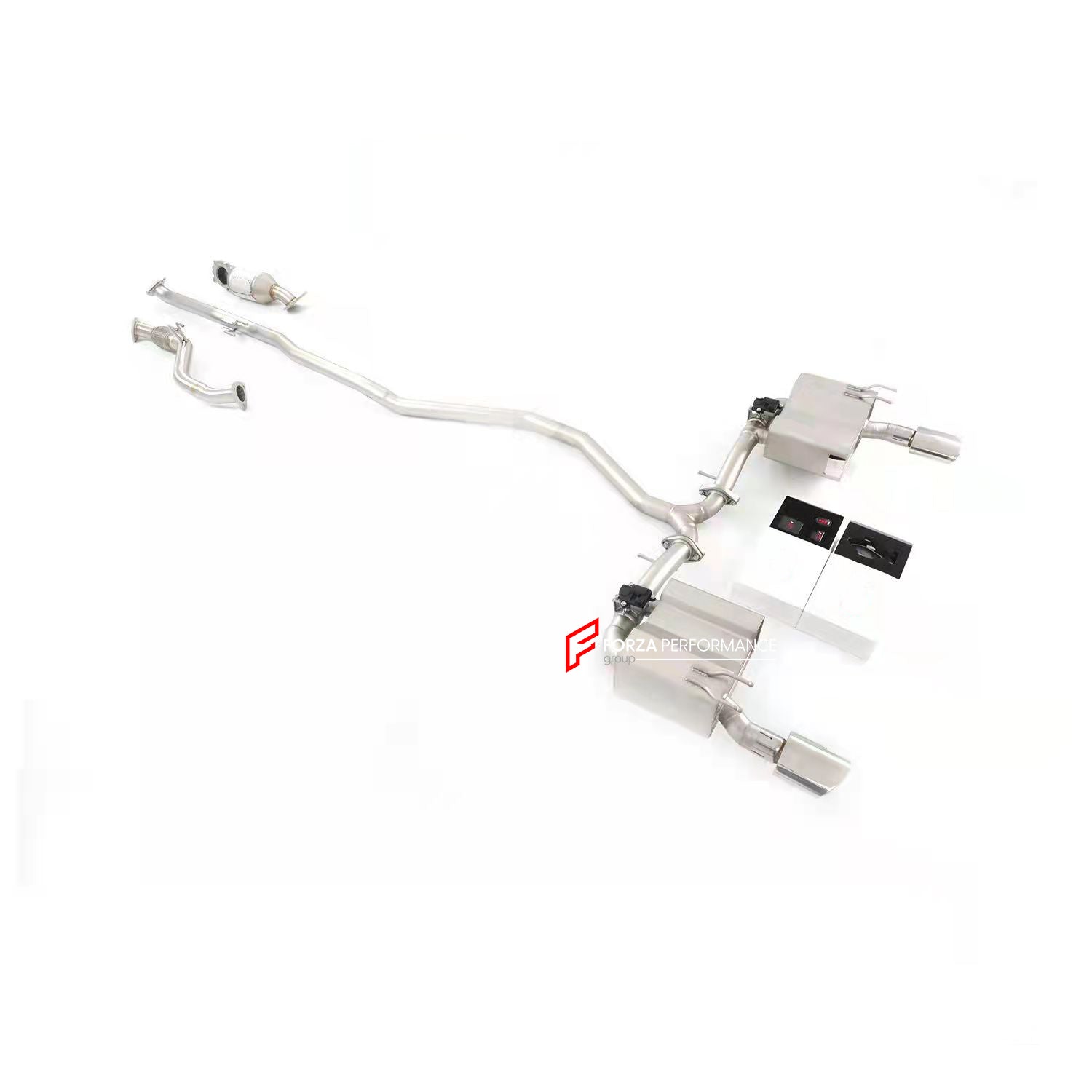 VALVED EXHAUST CATBACK MUFFLER for Honda Civic XI