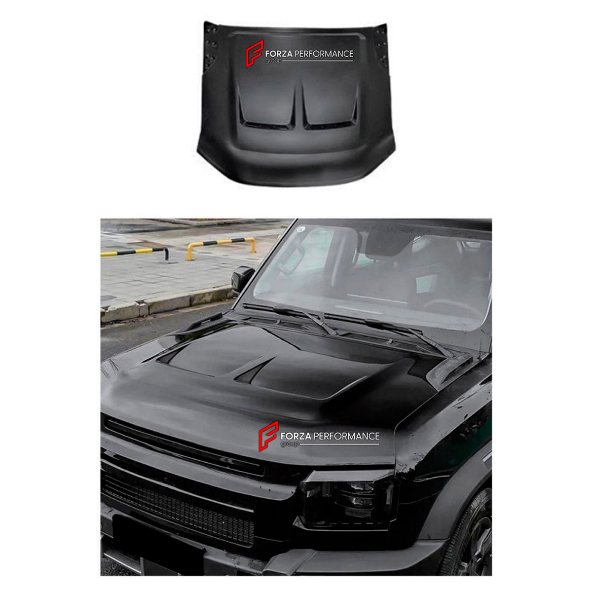 HOOD BONNET for JETOUR T2 TRAVELLER 2024+ FORZA PERFORMANCE custom fit SVR Design Style

Set includes:
Hood Bonnet

Material: Iron

NOTE: Professional installation is required.