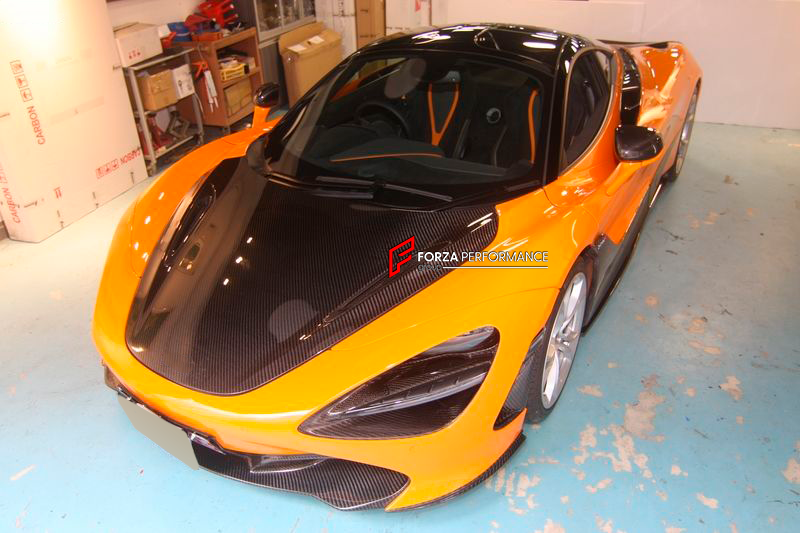 CARBON HOOD BONNET for MCLAREN 720S COUPE 2017 - 2023

Set includes:

Hood Bonnet

Material: Carbon

Note: Professional installation is required