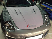 HOOD BONNET for Porsche 911 991 Boxster 981 Cayman 981 Carrera MSI010
Set includes:

Hood Bonnet
NOTE: Professional installation is required.