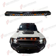 HOOD PROTECTOR BUG DEFLECTOR WITH LED for TOYOTA LAND CRUISER 250 PRADO LC250 J250 2024+ Forza Performance custom fit buy black LED bonnet guard bonnet protector style