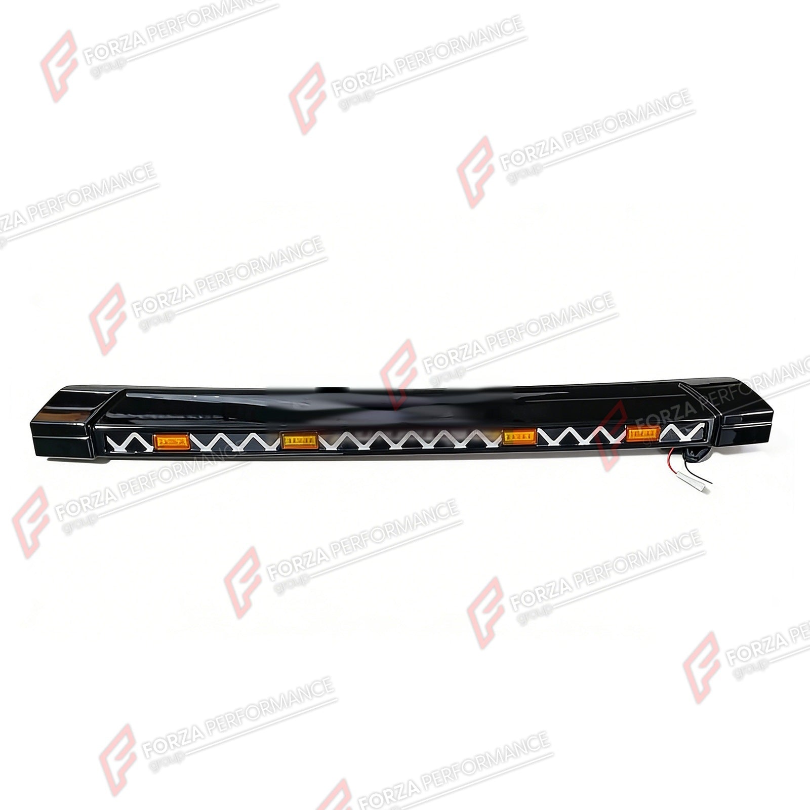 HOOD PROTECTOR BUG DEFLECTOR WITH LED for TOYOTA LAND CRUISER 250 PRADO LC250 J250 2024+ Forza Performance custom fit buy black LED bonnet guard bonnet protector style