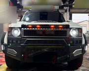 HOOD PROTECTOR BUG DEFLECTOR WITH LED for TOYOTA LAND CRUISER 250 PRADO LC250 J250 2024+ Forza Performance custom fit buy black LED bonnet guard bonnet protector style